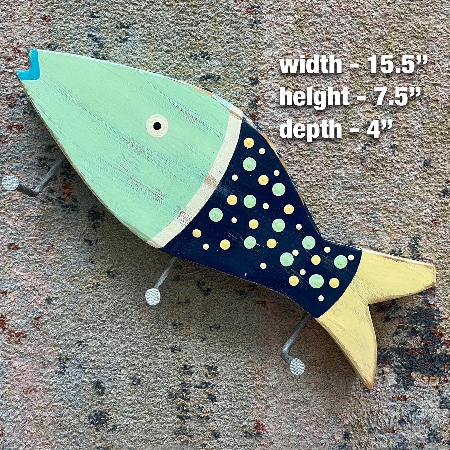 Small Speckled Towel Holder