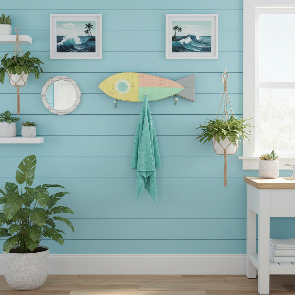 Small Deco Pastel Towel Holder
