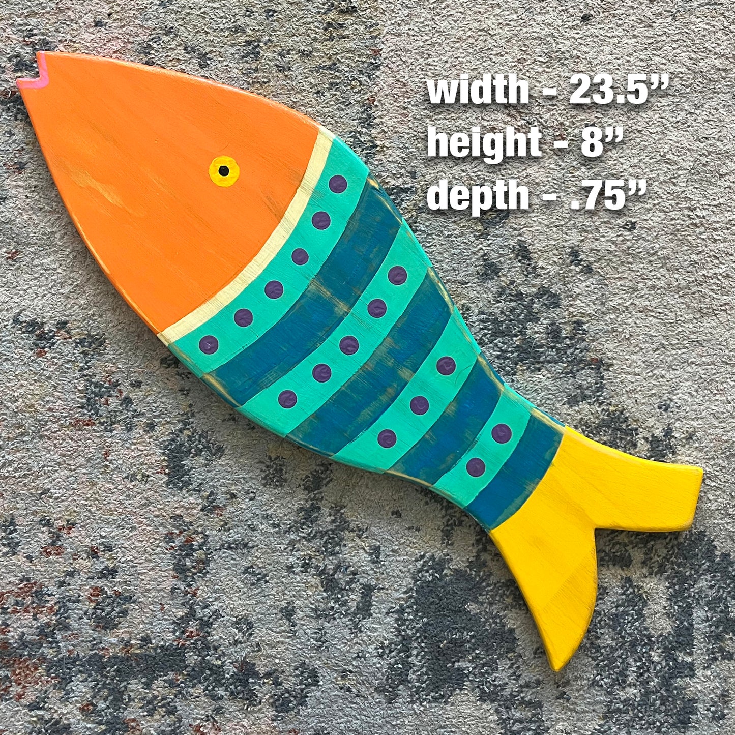 Large Orange Stripe Fish