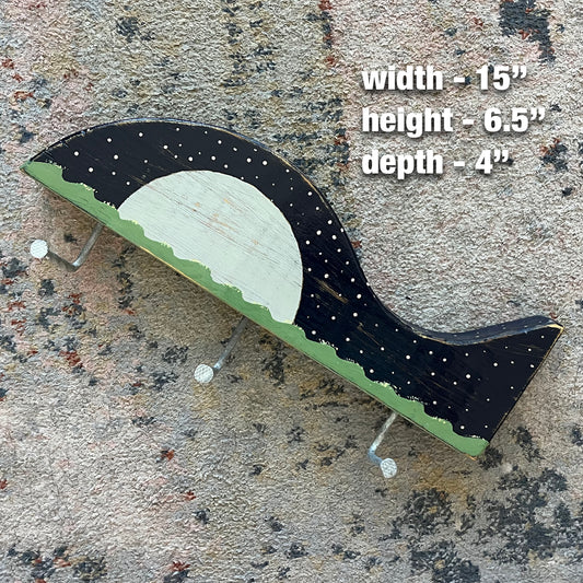 Small Moon Fish Towel Holder