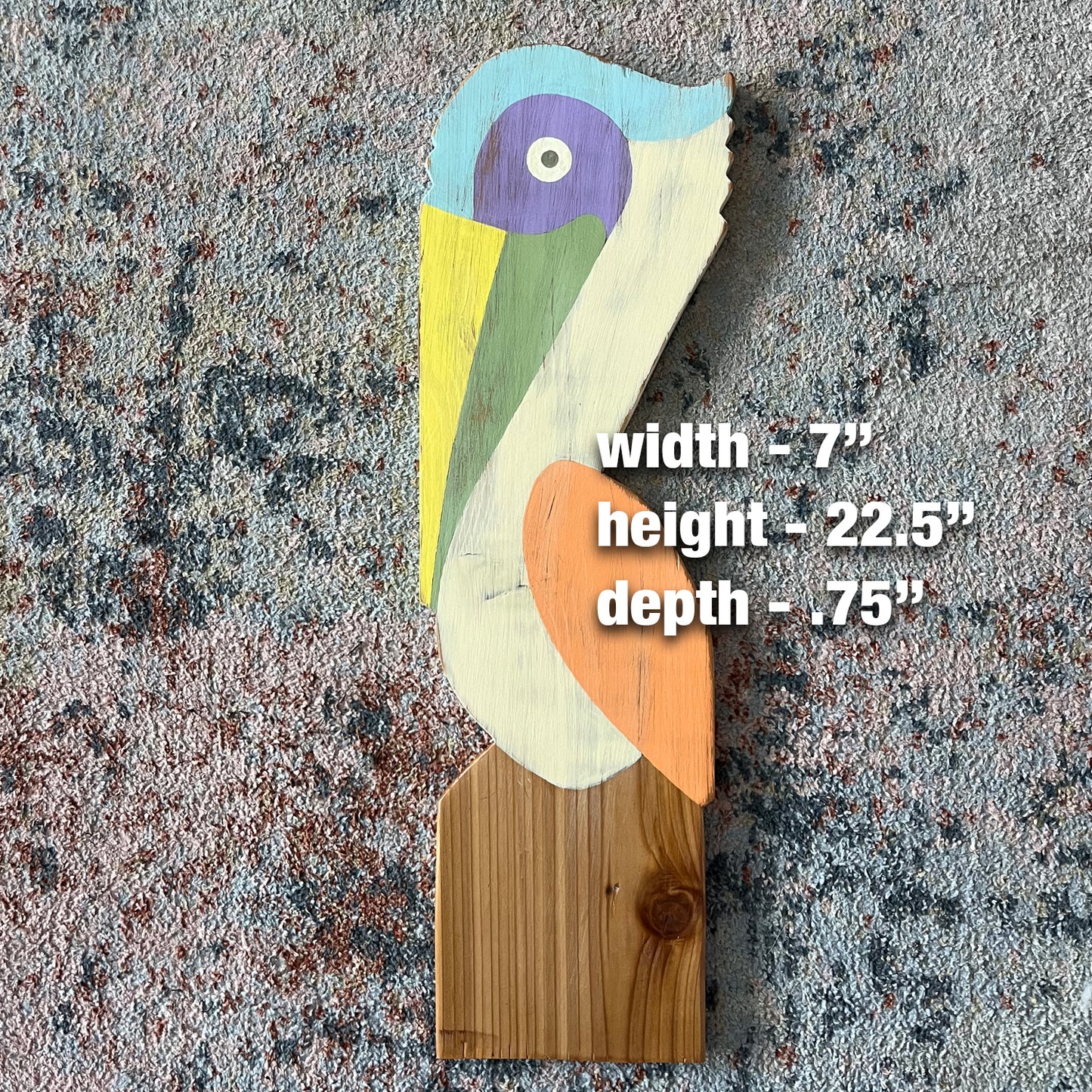 Medium Birthday Pelican On A Post