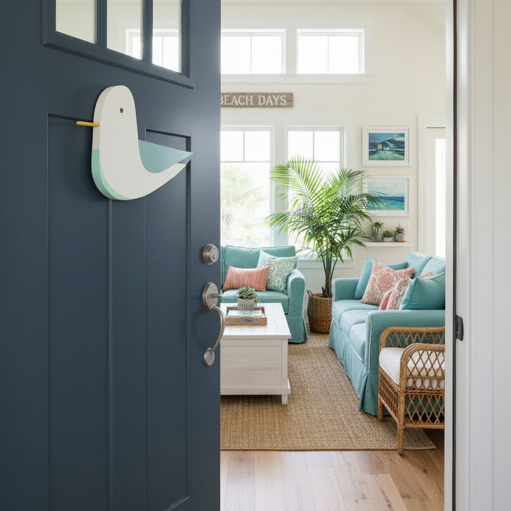 Pastel Blue Seagull