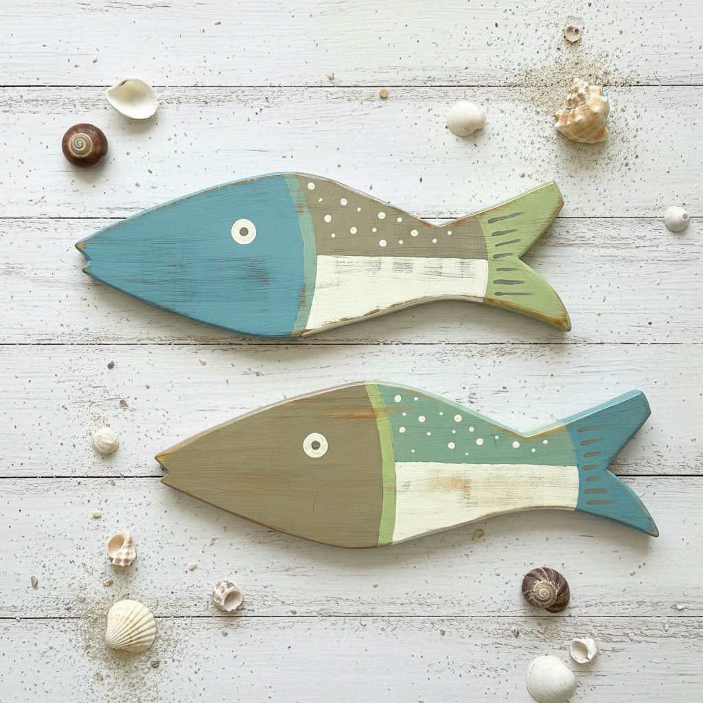 Small Muted Blue Speckled Fish