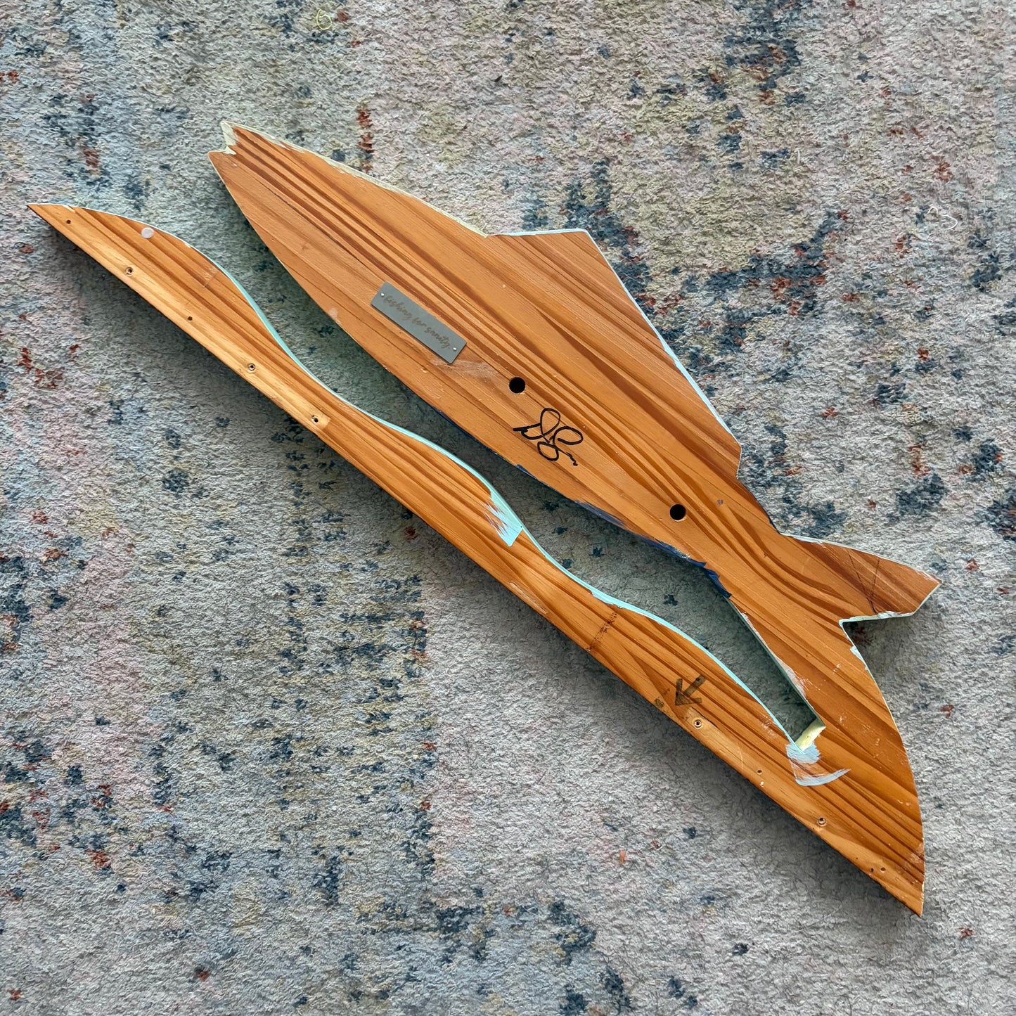 Speckled Fish On A Wave Stand