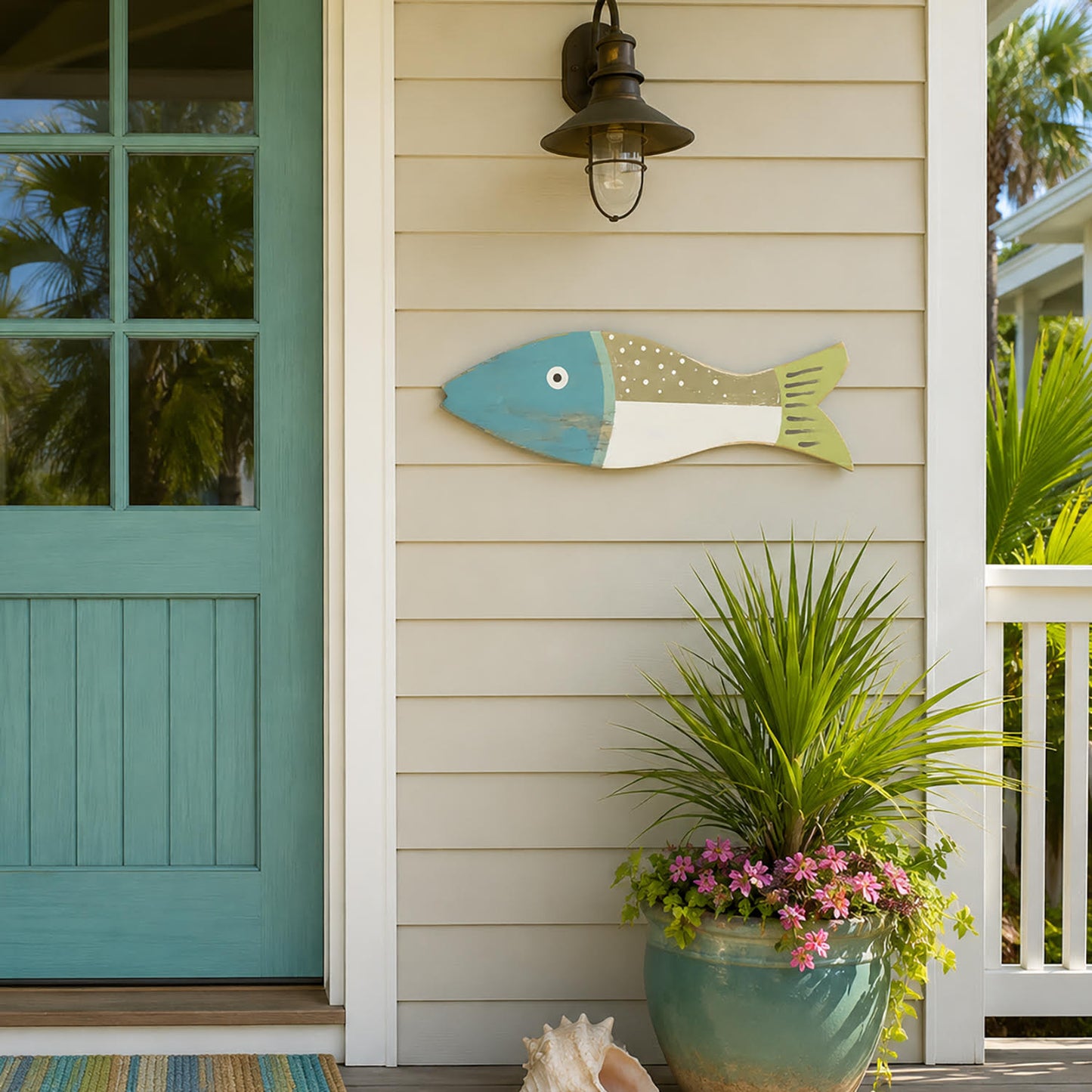 Small Muted Blue Speckled Fish