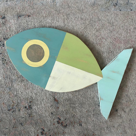 Large Blue Deco Fish