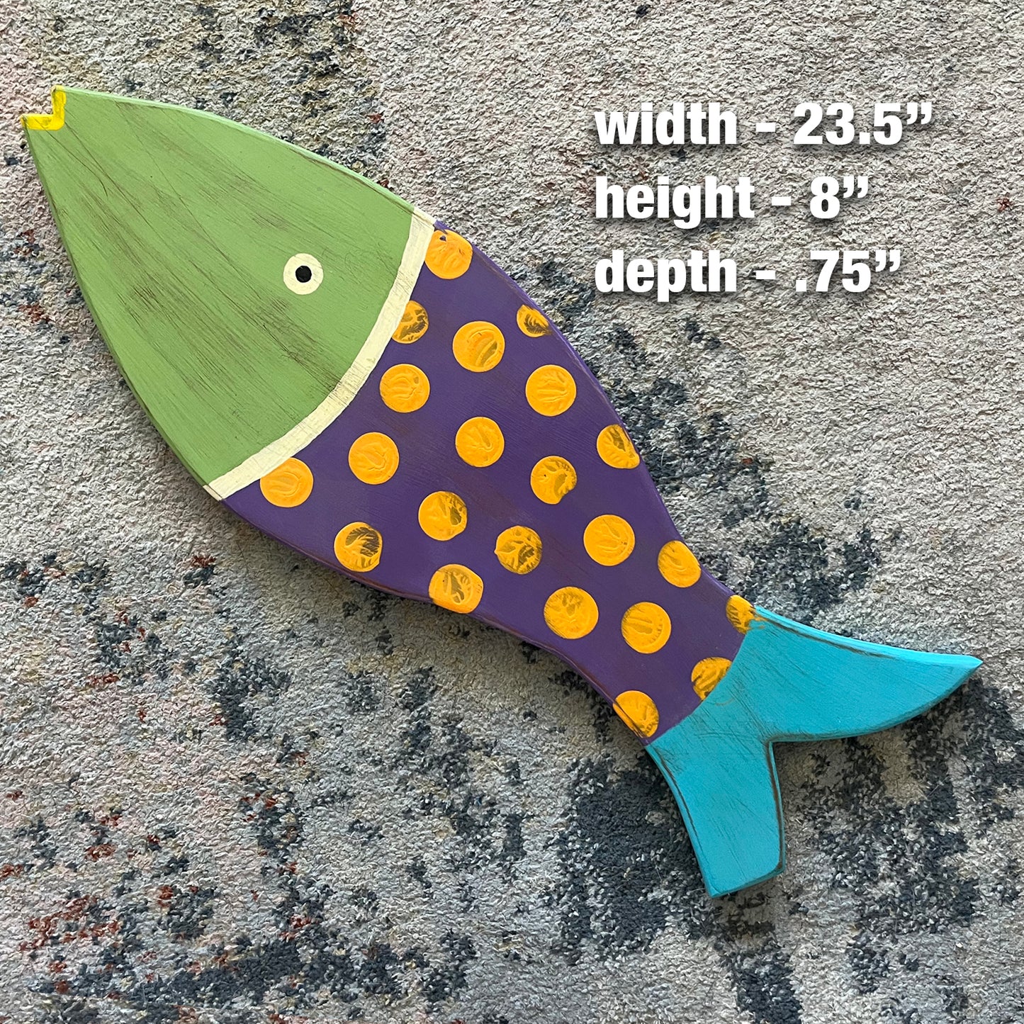 Large Purple Dot Fish
