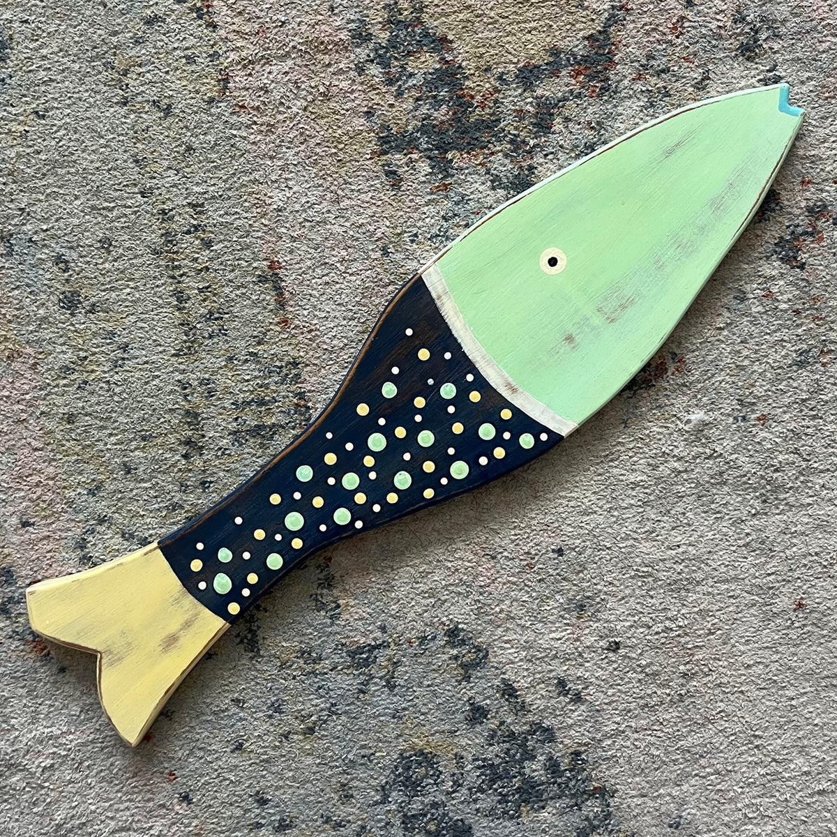 Medium Blue Speckled Fish