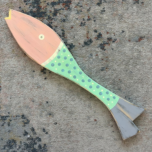 Medium Pastel Speckled Fish