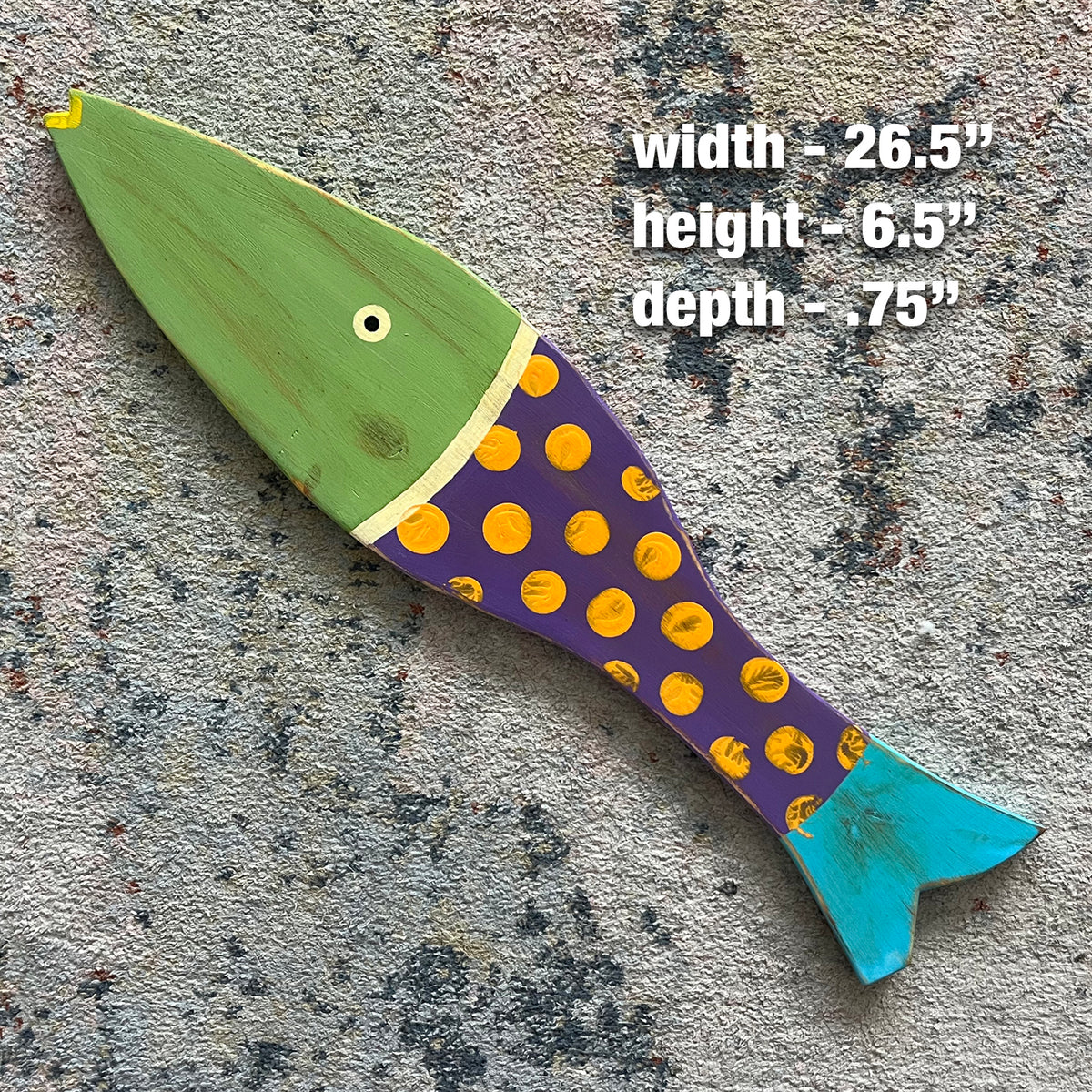 Medium Purple Dots Fish