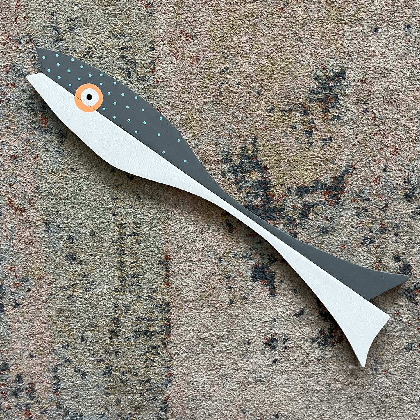 Pieces-Parts Grey Dot Fish