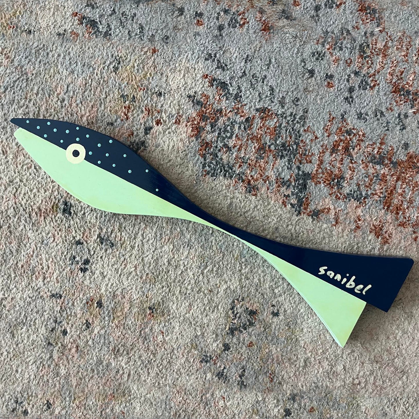 Pieces-Parts Small Navy Dot Fish
