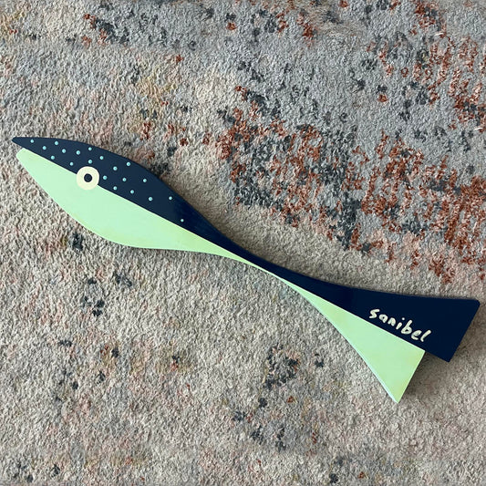 Pieces-Parts Small Navy Dot Fish