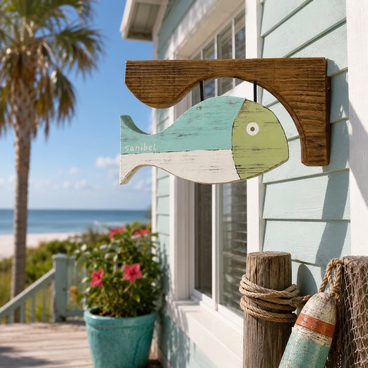 Sanibel Fish On A Post