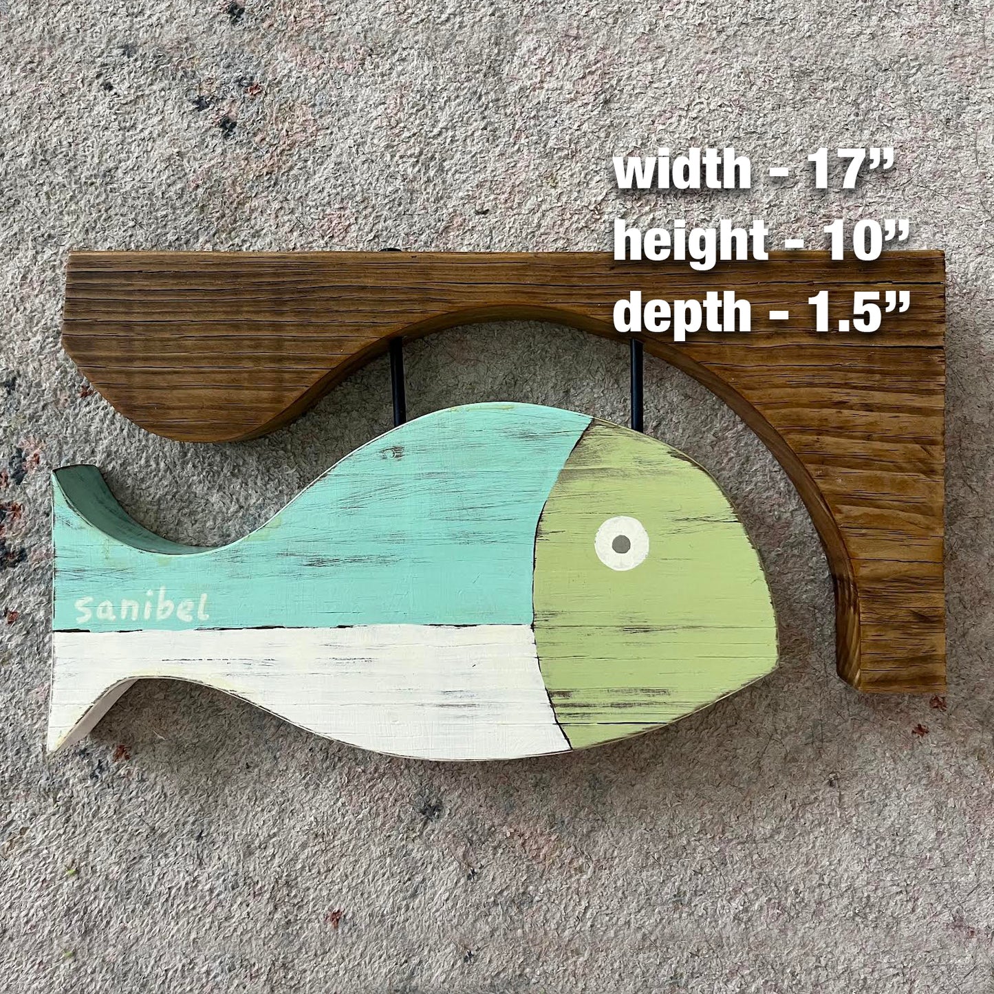 Sanibel Fish On A Post