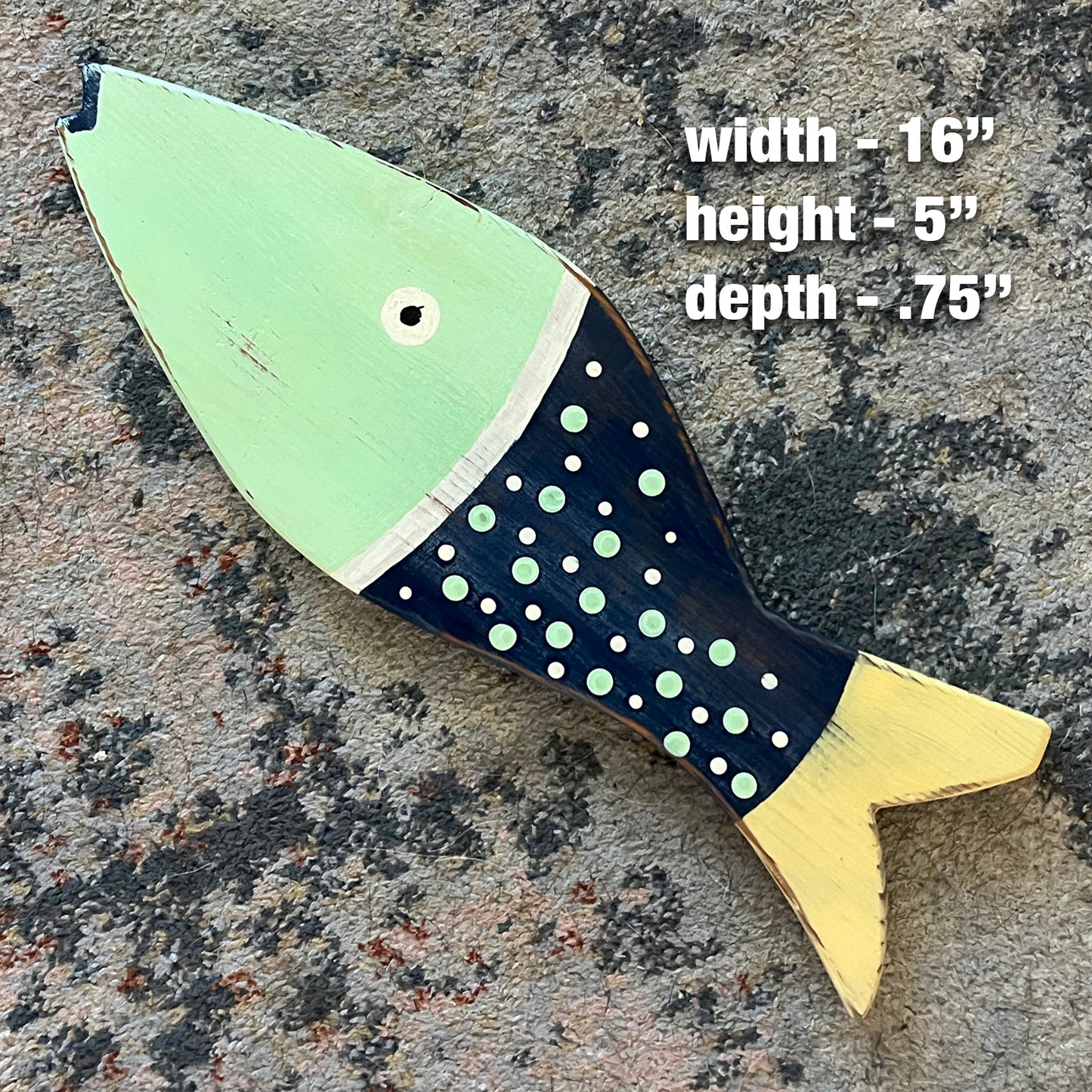 Small Blue Speckled Fish