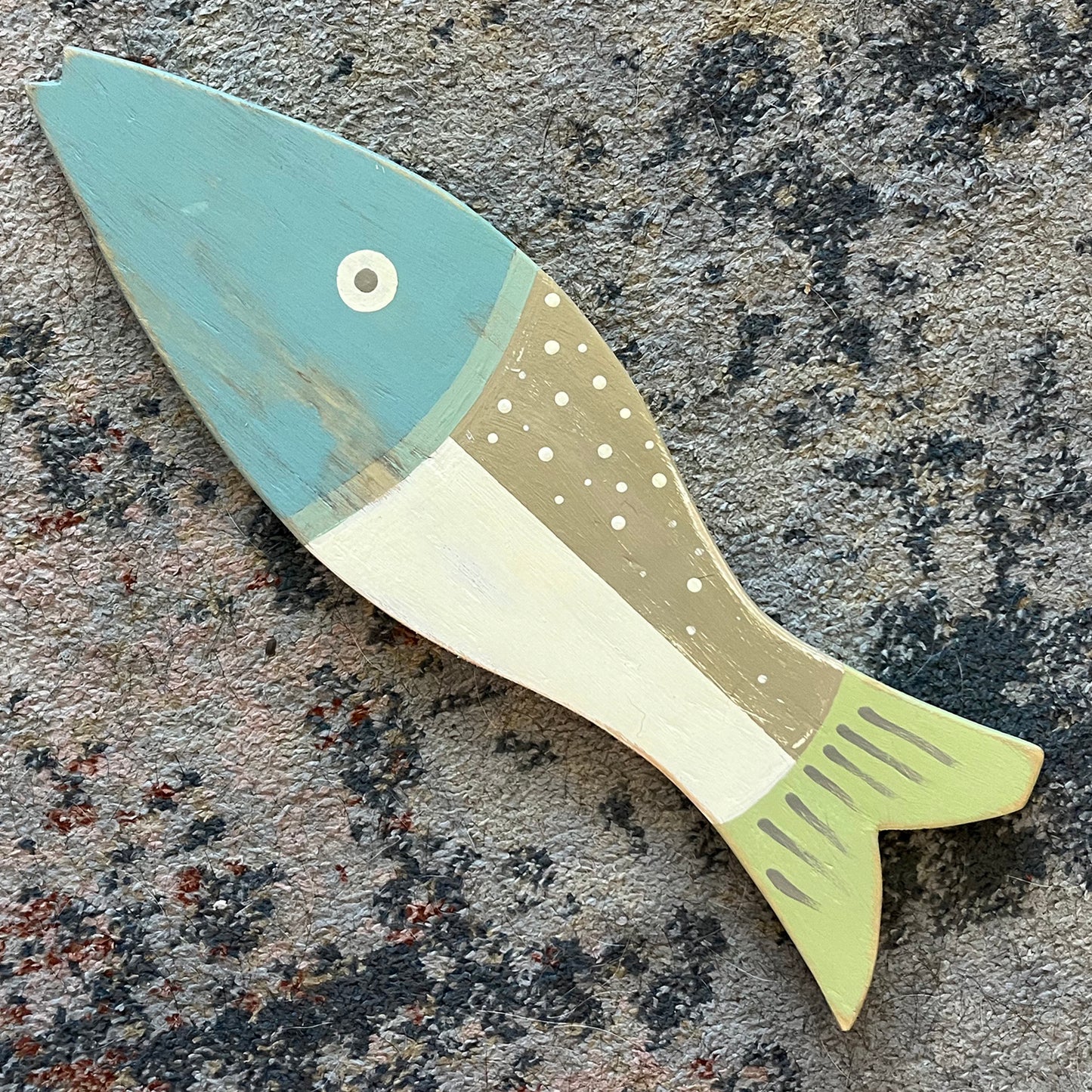 Small Muted Blue Speckled Fish