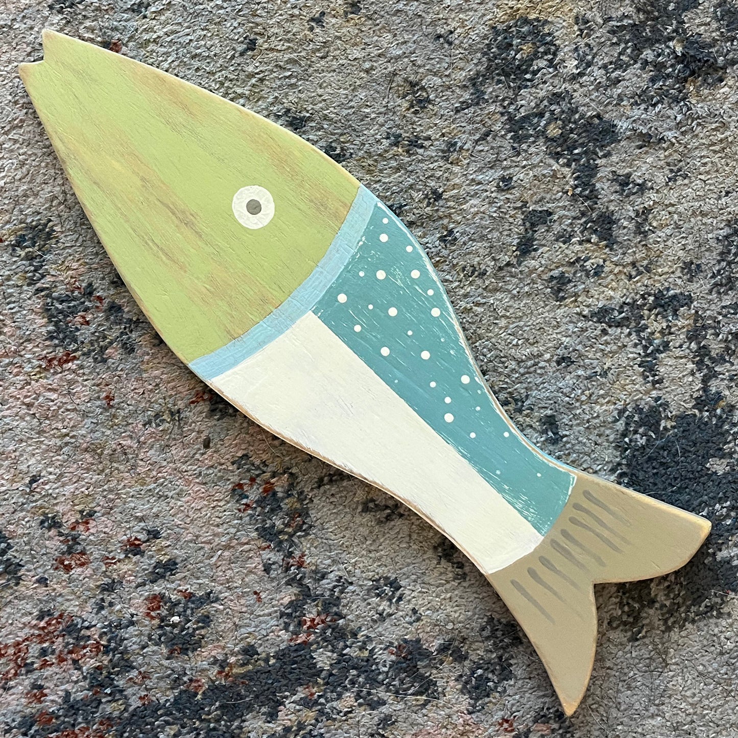 Small Muted Green Speckled Fish