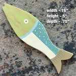 Small Muted Green Speckled Fish 3