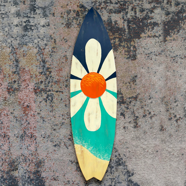 Grande Surfboard With Flower