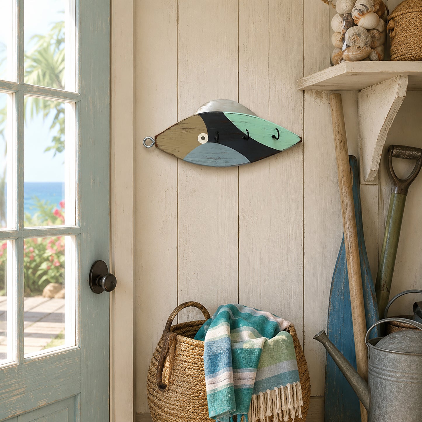 Blue Wave Lure Key Holder