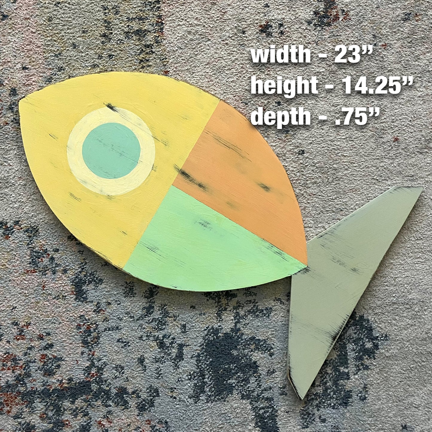 Large Pastel Deco Fish