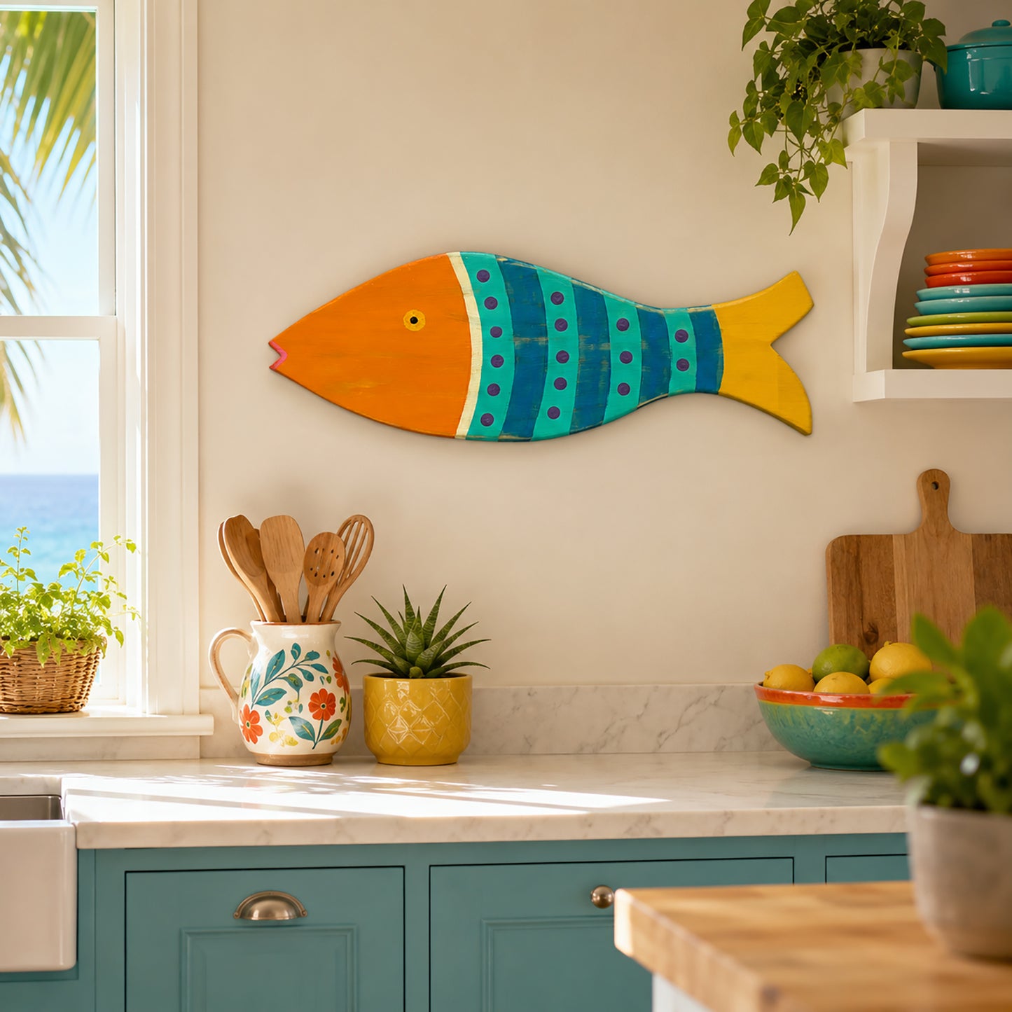 Large Orange Stripe Fish
