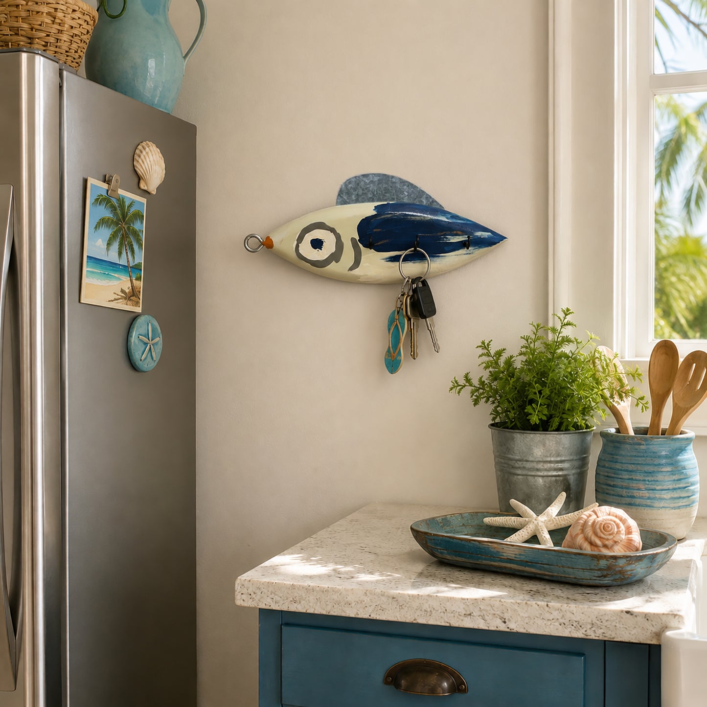 Abstract Lure Key Holder