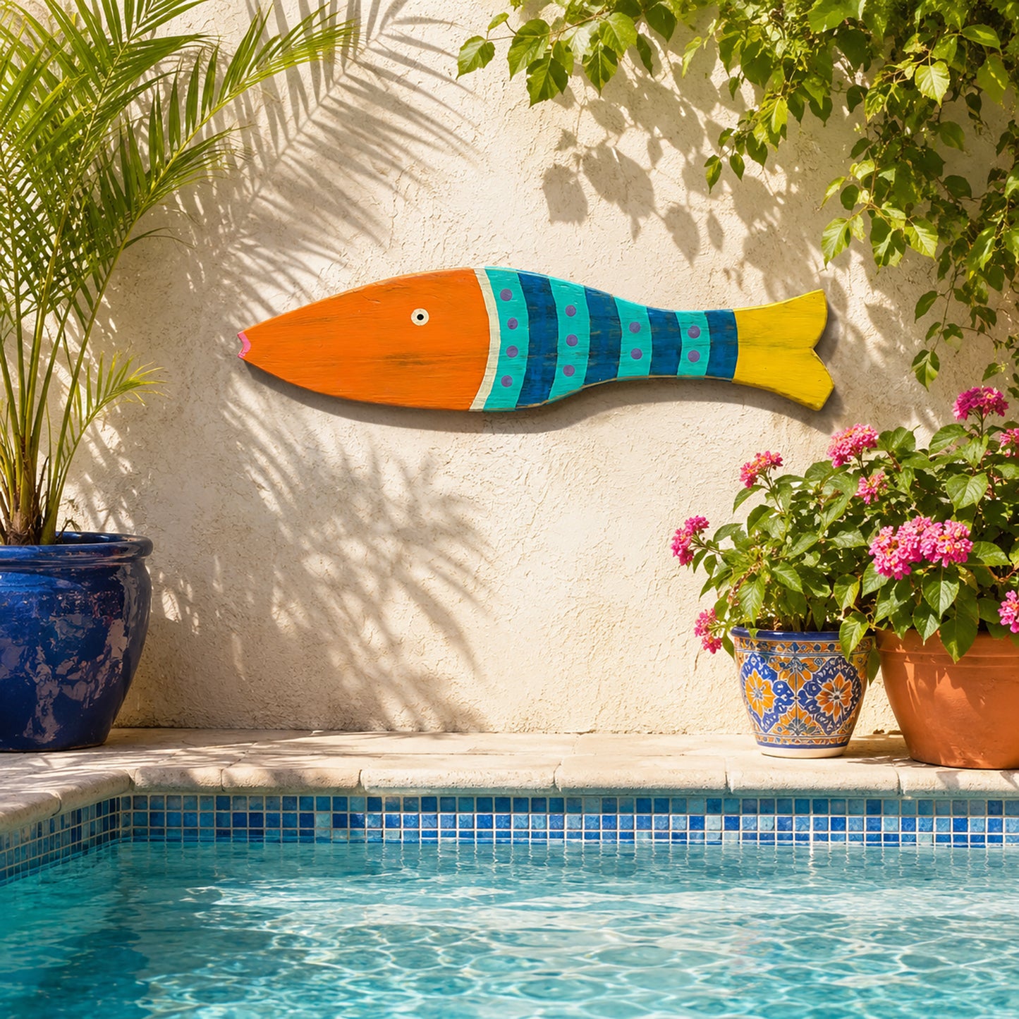 Medium Orange Striped Fish