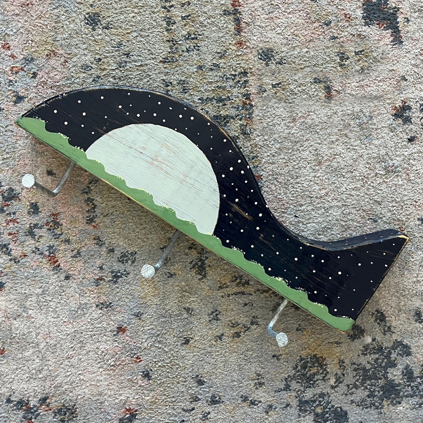 Small Moon Fish Towel Holder