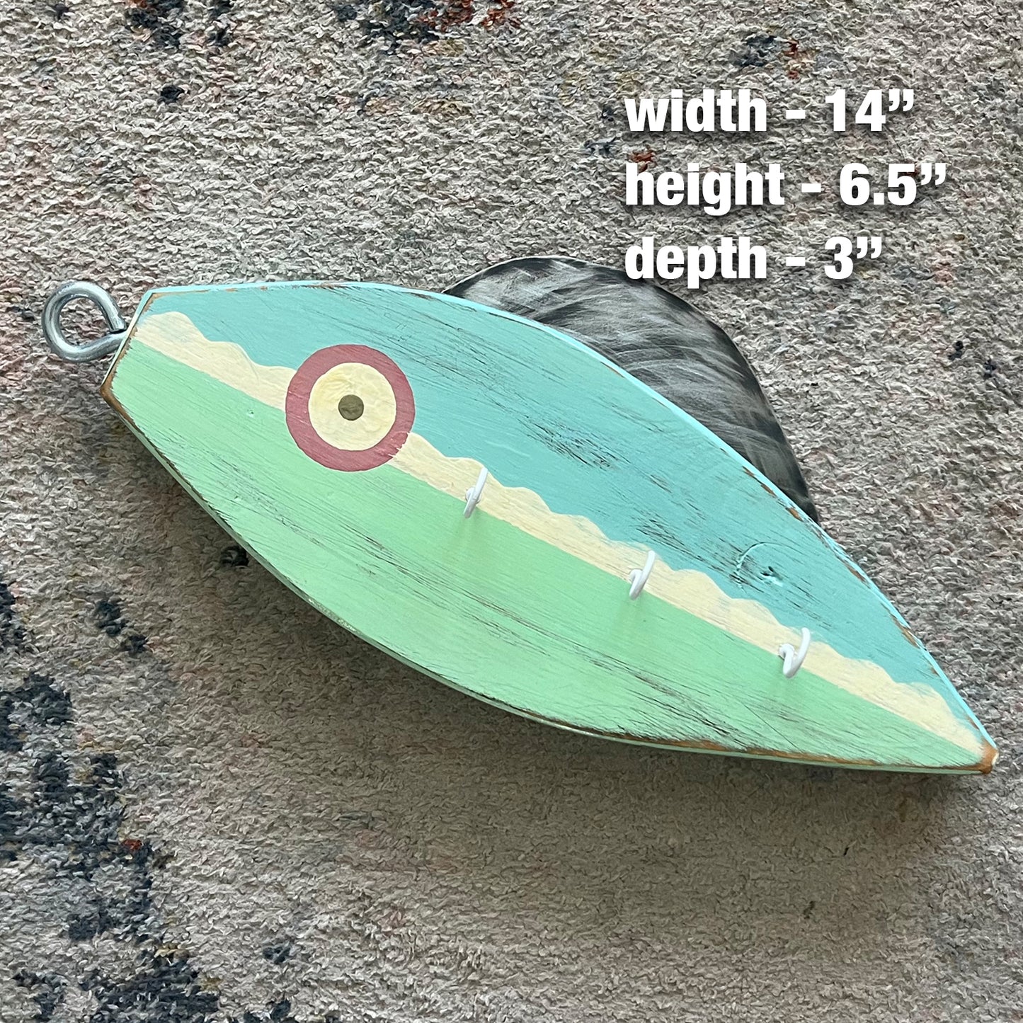 Pastel Lure Key Holder