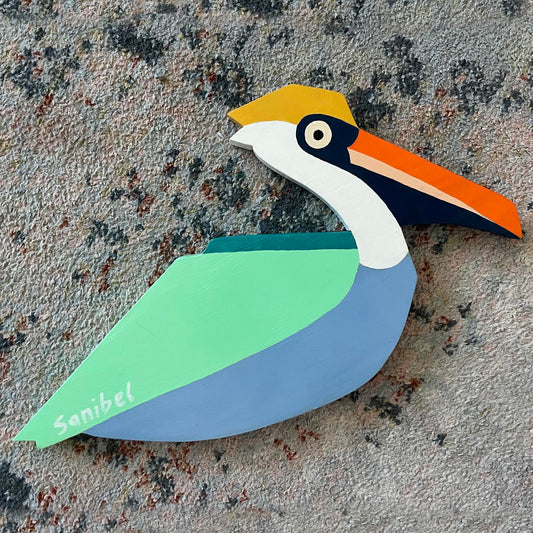 Pelican With A Mohawk