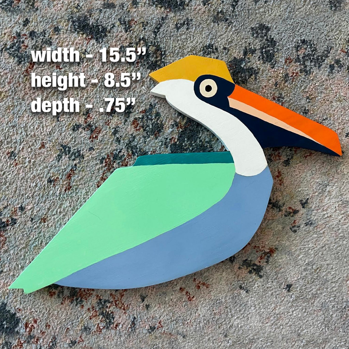 Pelican With A Mohawk