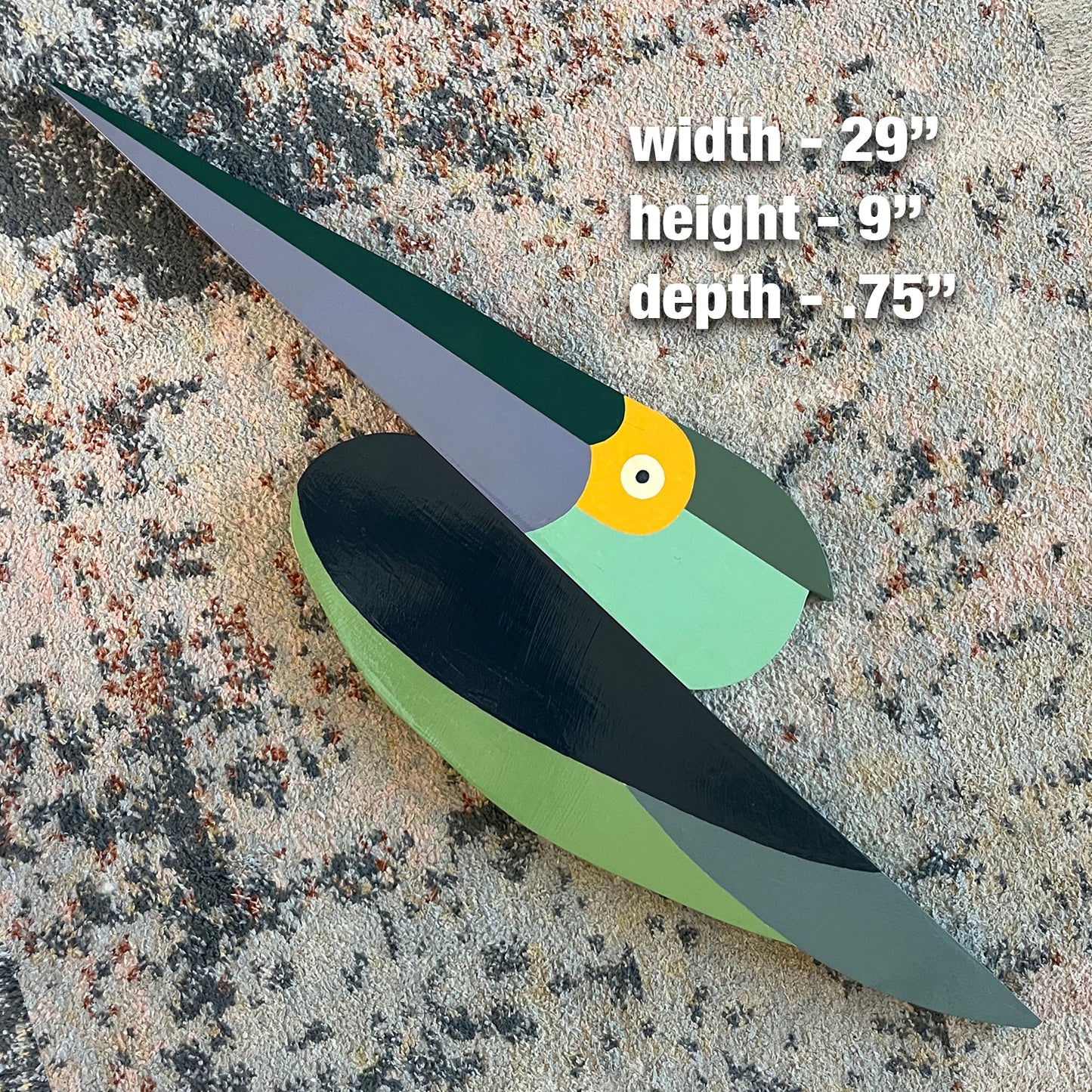 Blue Pointy Pelican