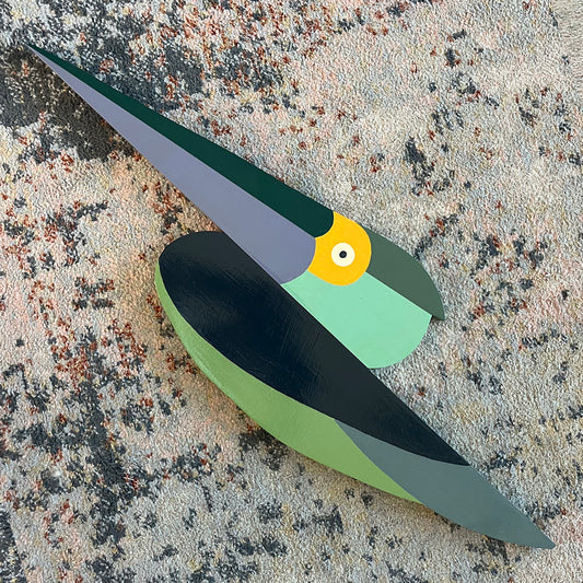 Blue Pointy Pelican