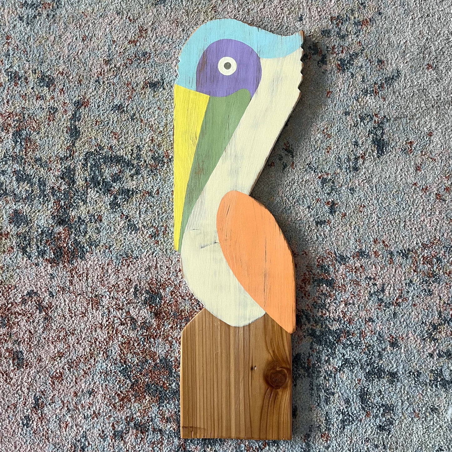 Medium Birthday Pelican On A Post