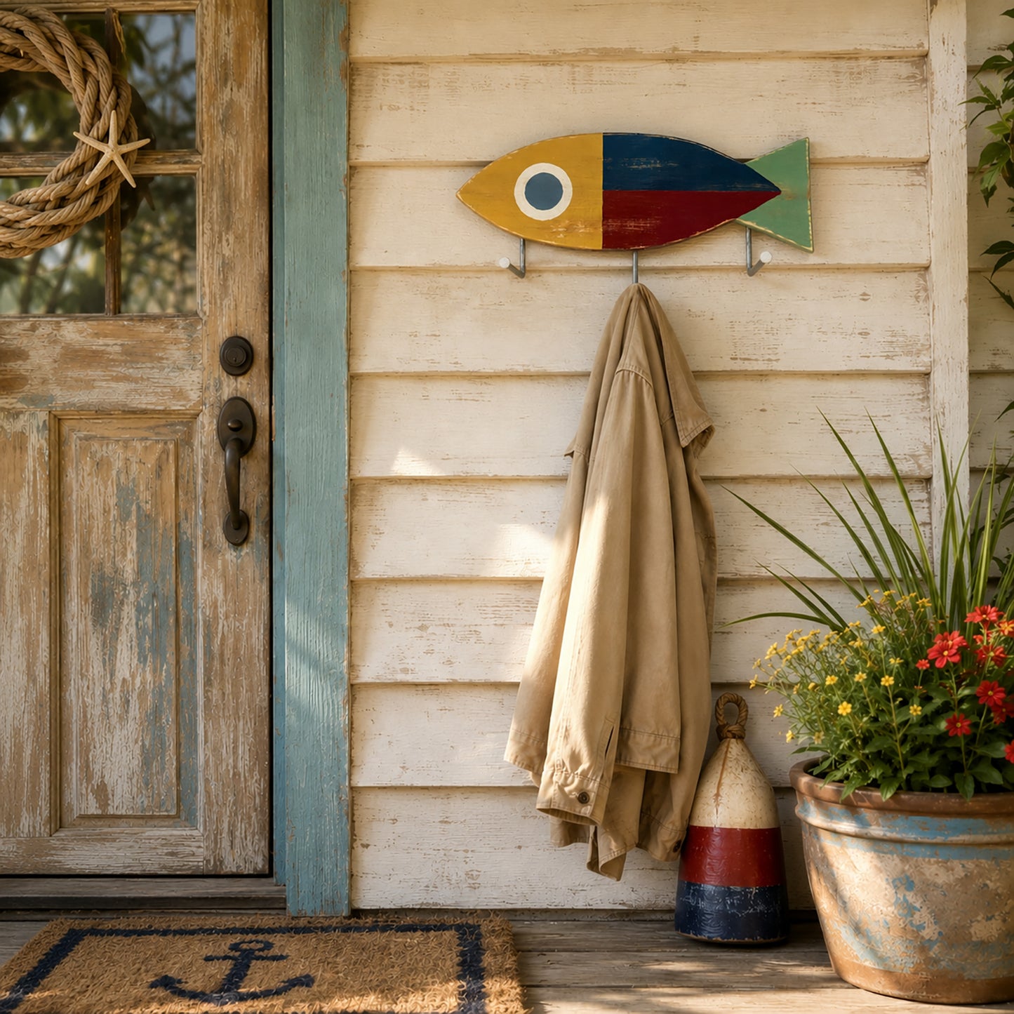 Small Deco Towel Holder