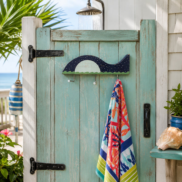 Small Moon Fish Towel Holder