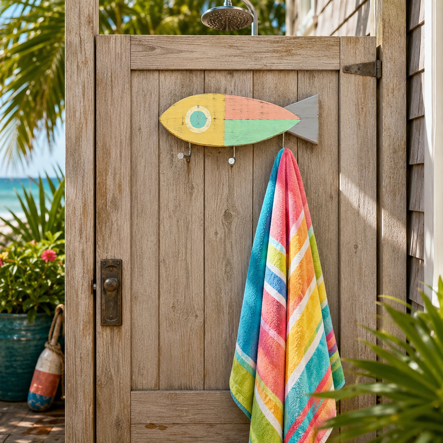 Small Deco Pastel Towel Holder
