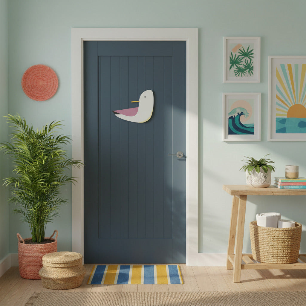 Pastel Pink Seagull