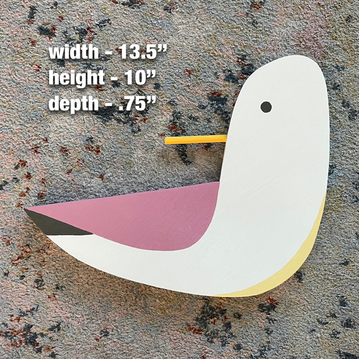 Pastel Pink Seagull