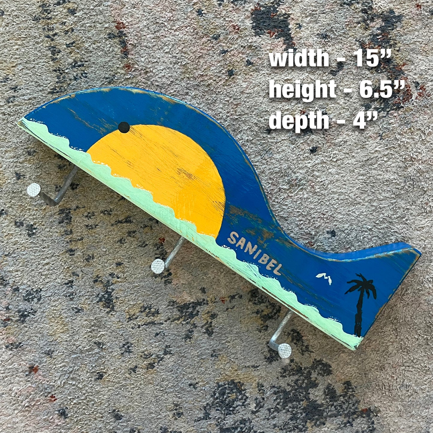 Small Sunfish Towel Holder