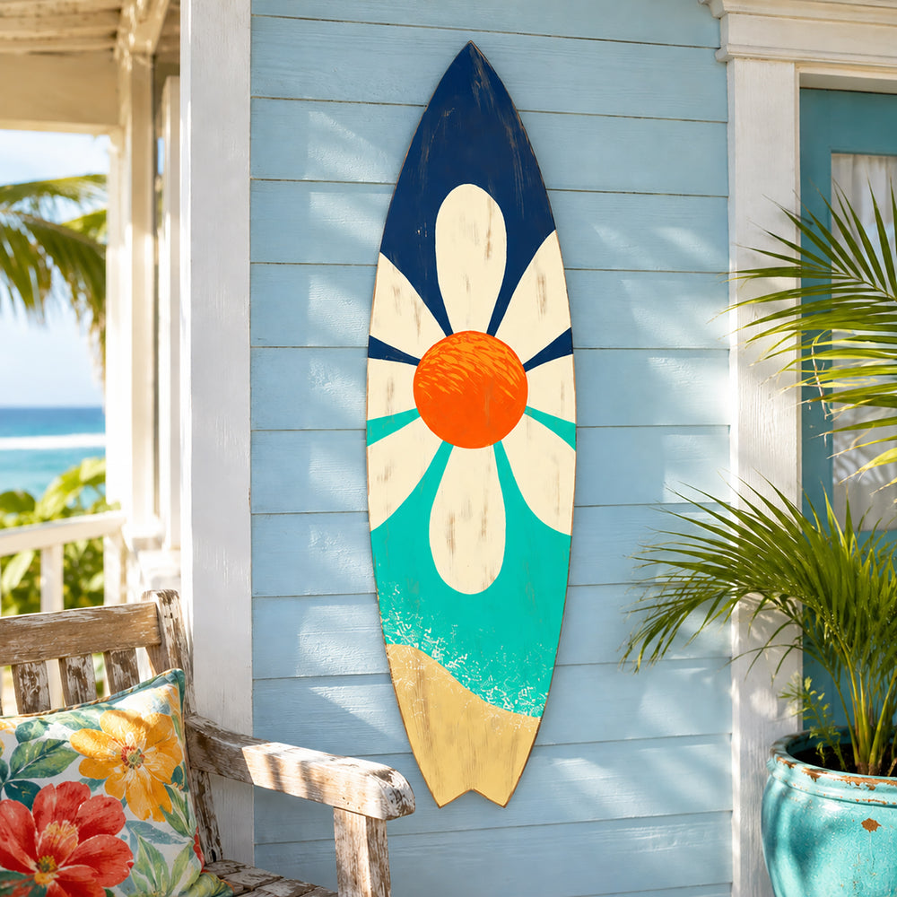 Beach decor that's a conversation starter.