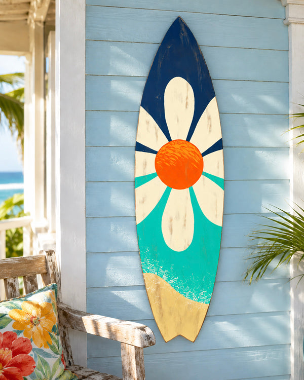 Beach decor that's a conversation starter.