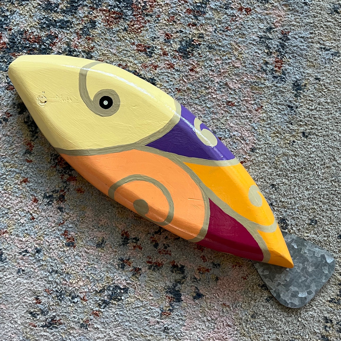 Swirly Orange Fish