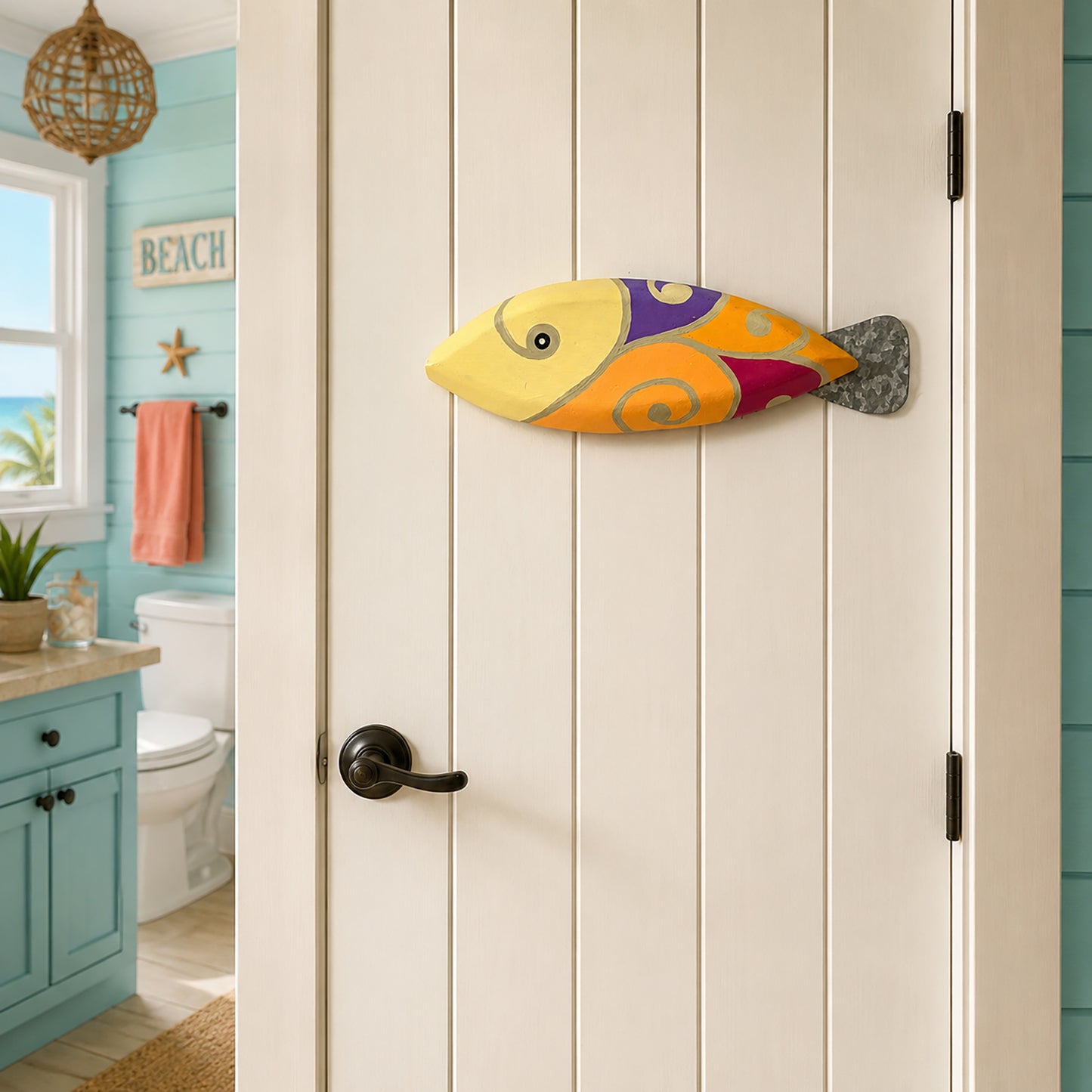 Swirly Orange Fish